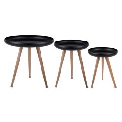 Table tripod bois et métal