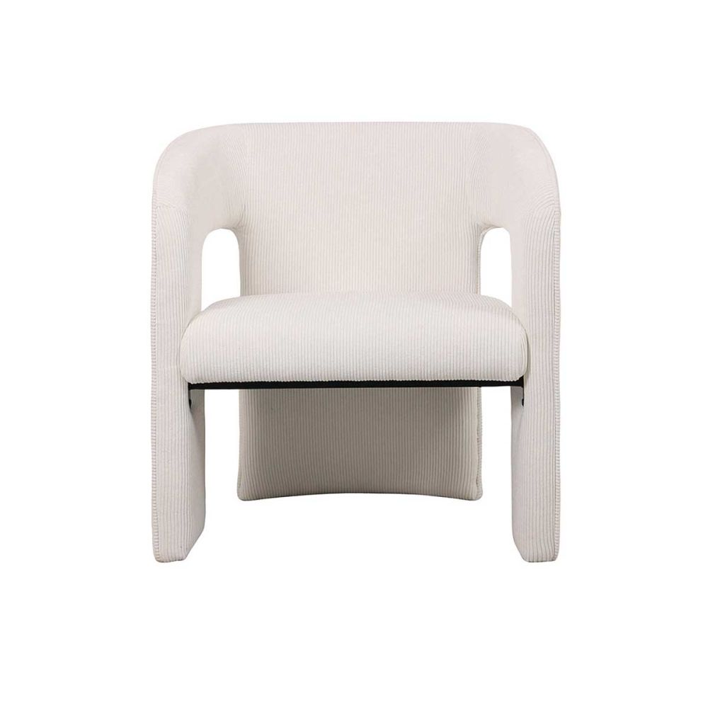 Fauteuil design blanc Vigor