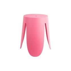Tabouret design rose fluo