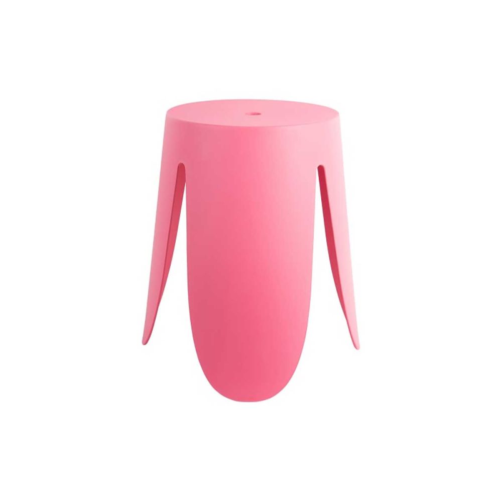 Tabouret design rose fluo