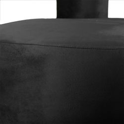 Fauteuil noir Abrazo