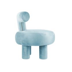 Fauteuil bleu Abrazo