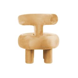 fauteuil design beige