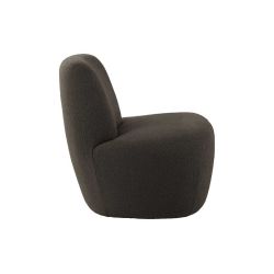 Fauteuil bouclettes gris