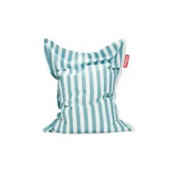 pouf turquoise