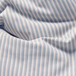 Pouf fatboy rayé bleu d'intérieur