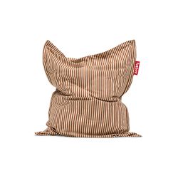Pouf Fatboy Slim Terry rayé marron