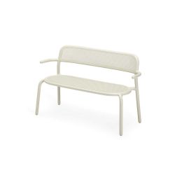Banc d'extérieur ivoire