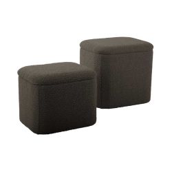 Pouf Ada gris de Leitmotiv