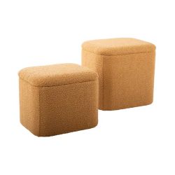 Pouf coffre carré