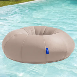 pouf pour piscine beige