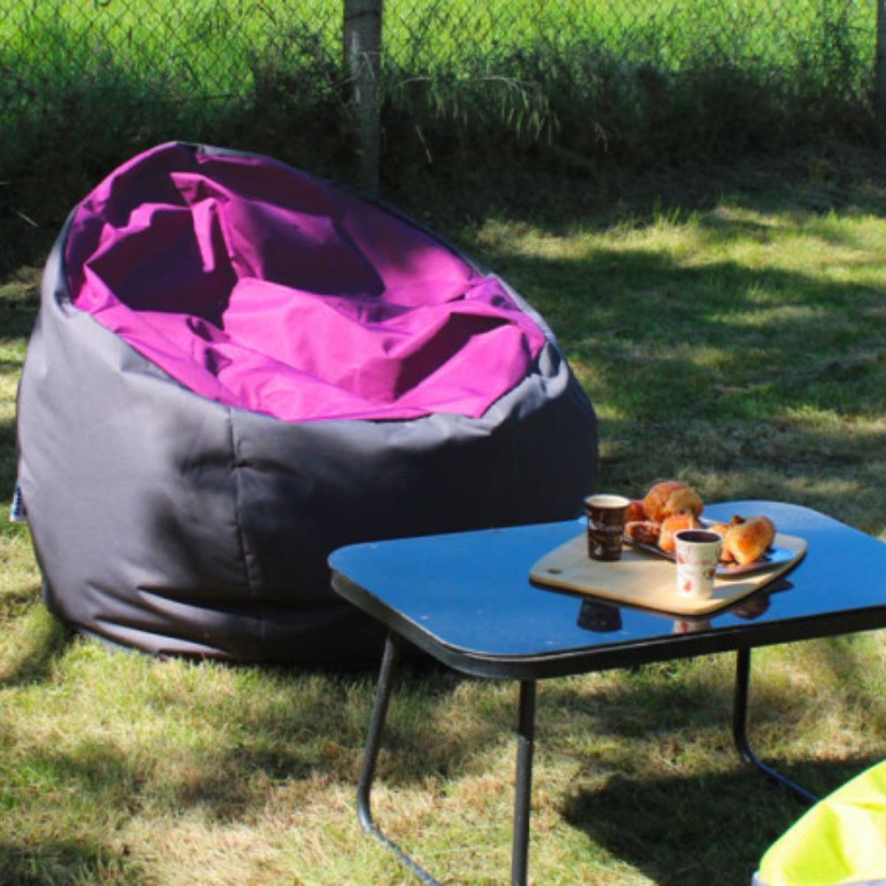 pouf géant violet aubergine pouf géant violet aubergine
