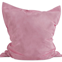 grand coussin géant rose et bleu
