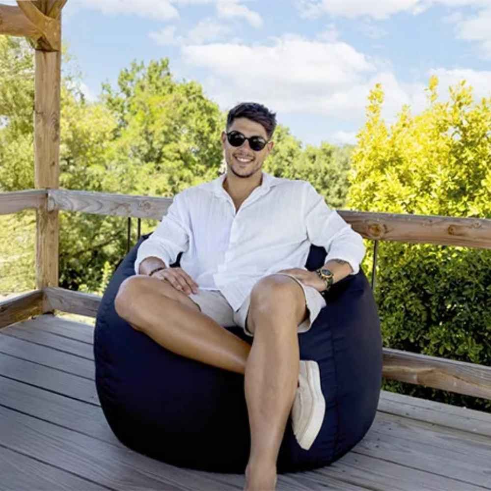 pouf poire william noir