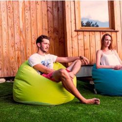 pouf poire William vert