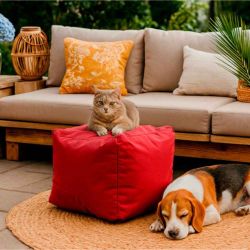 Pouf cube carré jumbo bag