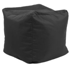 pouf cube gris anthracite