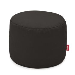 Pouf d’appoint rond Fatboy Canvas noir