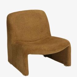 fauteuil lounge velours ambre Madam Stoltz